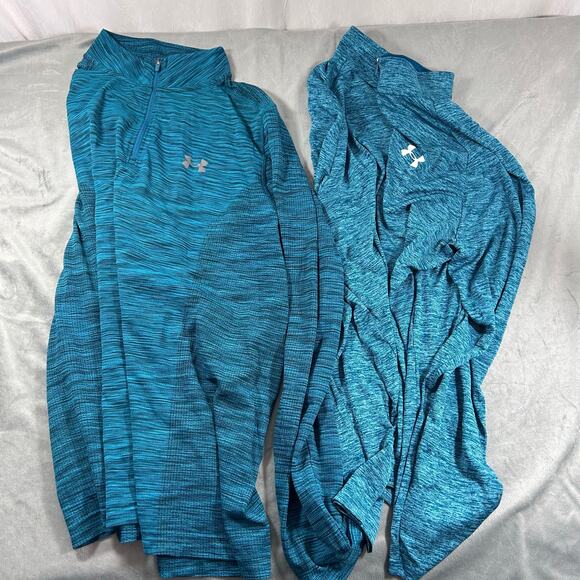 Under Armour Women's Lot of 2 1/4 Long sleeve athletic tops Size 2x - Picture 1 of 7